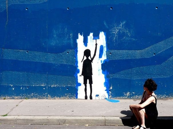 street art woman girl